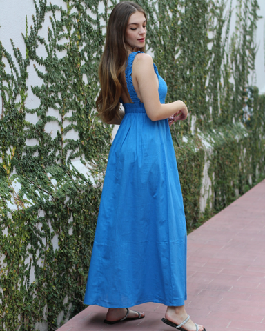 Vestido Maxi Azul